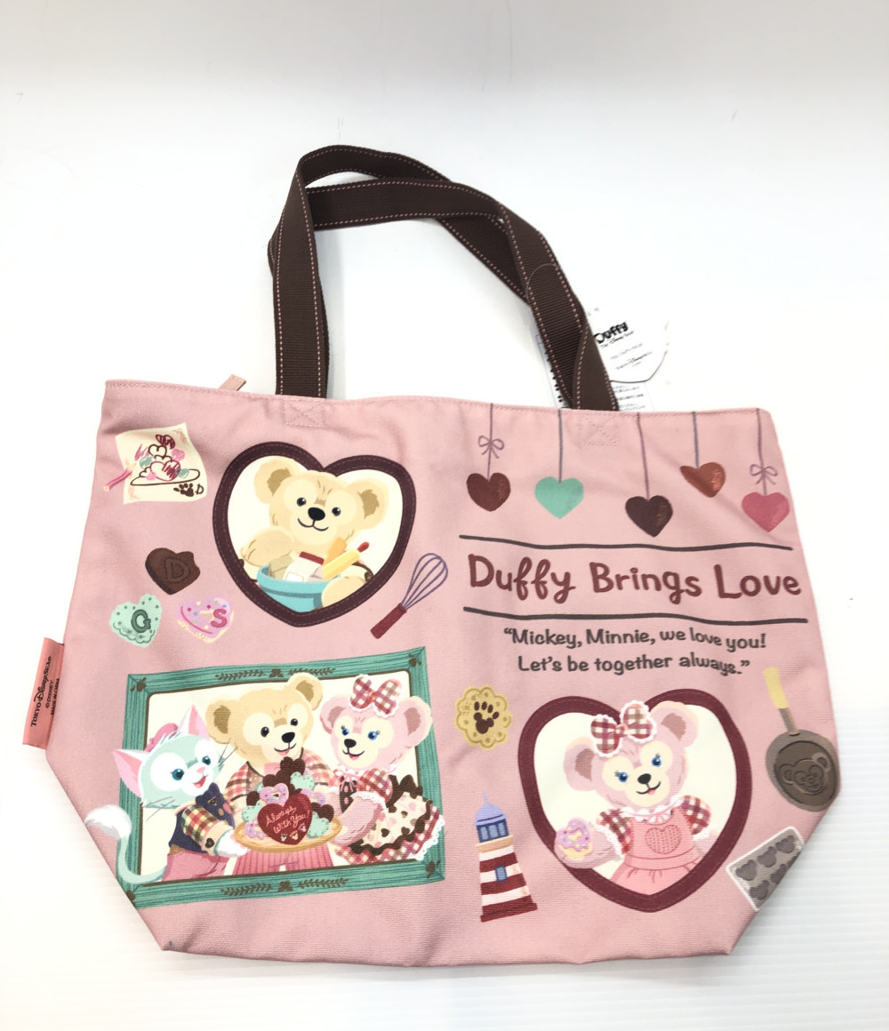 楽天市場 中古 ダッフィー ザ ディズニー ベア トートバッグ Duffy Brings Love ジェラトーニ シェリーメイ トートバッグ ハグオール ホビー