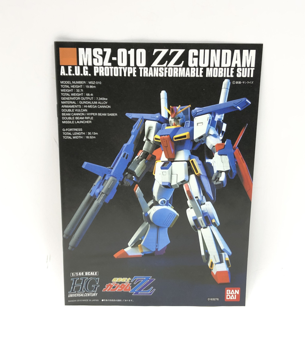 楽天市場 中古 機動戦士ガンダムzz ダブルゼータガンダム Msz 010 1 144 Hg バンダイ プラモデル ハグオール ホビー