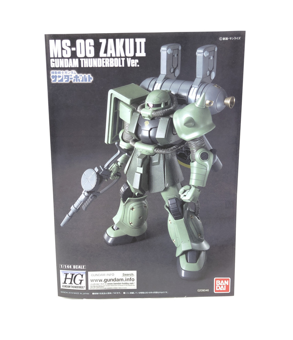 楽天市場 中古 機動戦士ガンダム サンダーボルト Ms 06 量産型 ザク リミテッドクリア Ver 1 144 Hg バンダイ プラモデル ハグオール ホビー