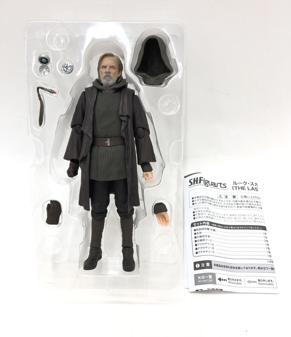 楽天市場 中古 S H Figuarts スターウォーズ ルーク スカイウォーカー The Last Jedi バンダイ フィギュア ハグオール ホビー