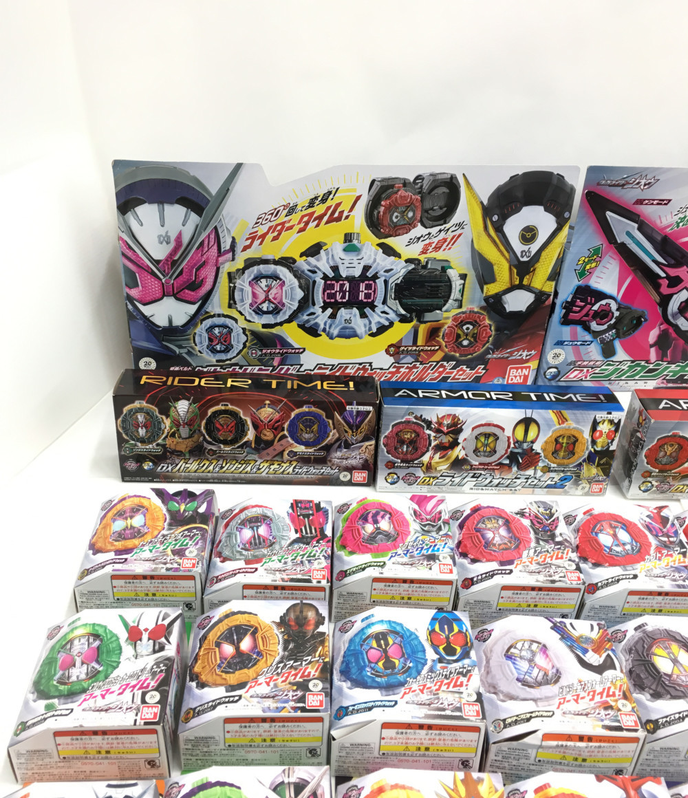 楽天市場 中古 仮面ライダージオウ Dxジクウドライバーライドホルダーセット ライドウォッチ拡張パーツ ライドウォッチ他まとめ売りセット 仮面ライダージオウ バンダイ おもちゃ 玩具 ハグオール ホビー