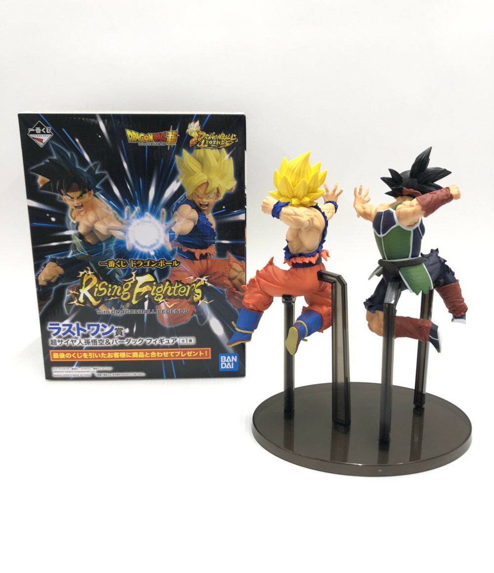 楽天市場 中古 一番くじ ドラゴンボール超 Risingfighters ラストワン賞 超サイヤ人孫悟空 バーダック バンダイ フィギュア ハグオール ホビー