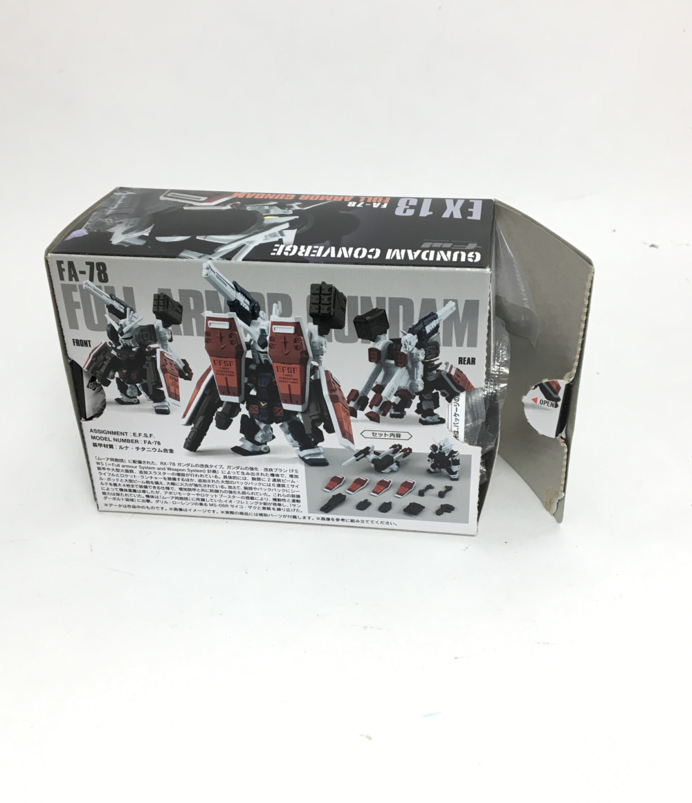 楽天市場 中古 機動戦士ガンダムサンダーボルト Fa 78 フルアーマーガンダム Fw Gundam Converge Ex13 バンダイ フィギュア ハグオール ホビー