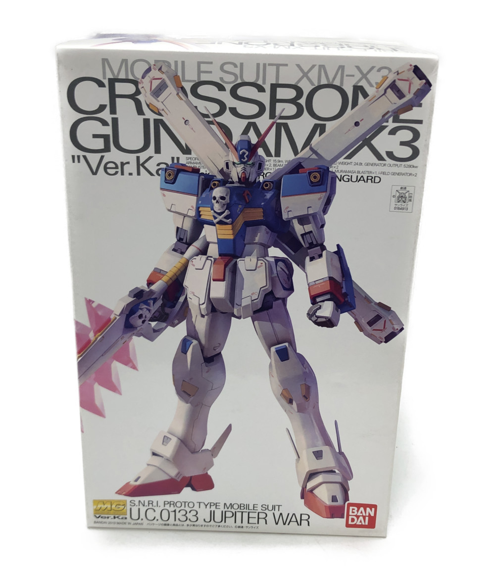 楽天市場 中古 機動戦士クロスボーン ガンダム Xm X3 クロスボーンガンダムx3 Ver Ka 1 100 Mg バンダイ プラモデル ハグオール ホビー