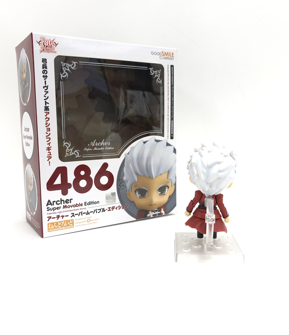 楽天市場 中古 ねんどろいど Fate Stay Night Unlimited Blade Works アーチャー スーパームーバブルエディション グッドスマイルカンパニー フィギュア ハグオール ホビー