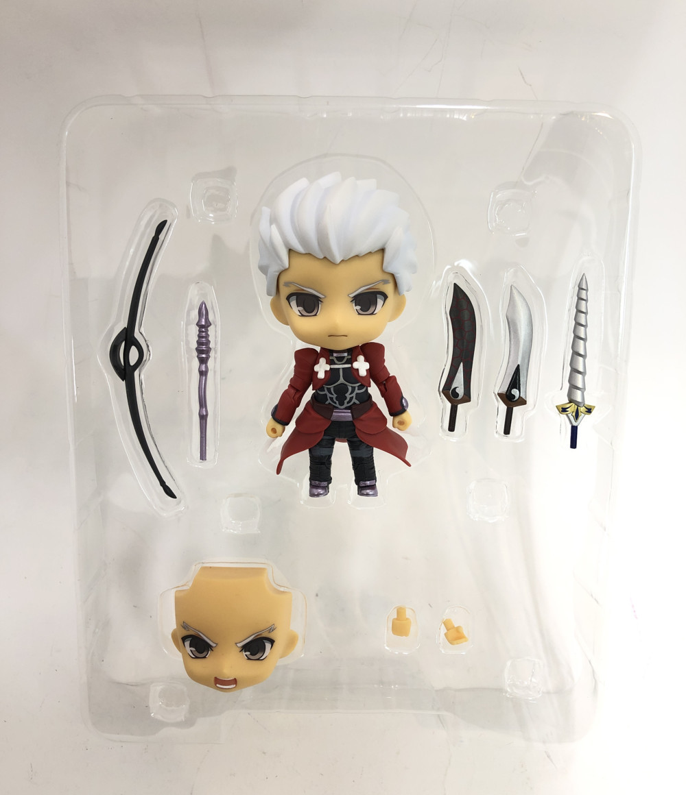 楽天市場 中古 ねんどろいど Fate Stay Night Unlimited Blade Works アーチャー スーパームーバブルエディション グッドスマイルカンパニー フィギュア ハグオール ホビー