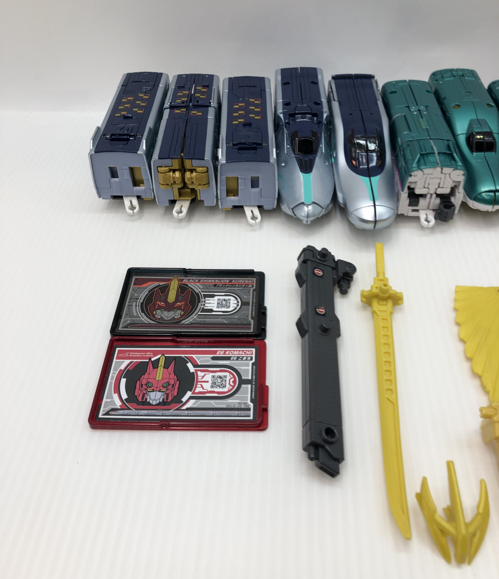 楽天市場 中古 新幹線変形ロボ シンカリオン E6 こまち ブラックシンカリオン紅 他 まとめ売り タカラトミー おもちゃ 玩具 ハグオール ホビー