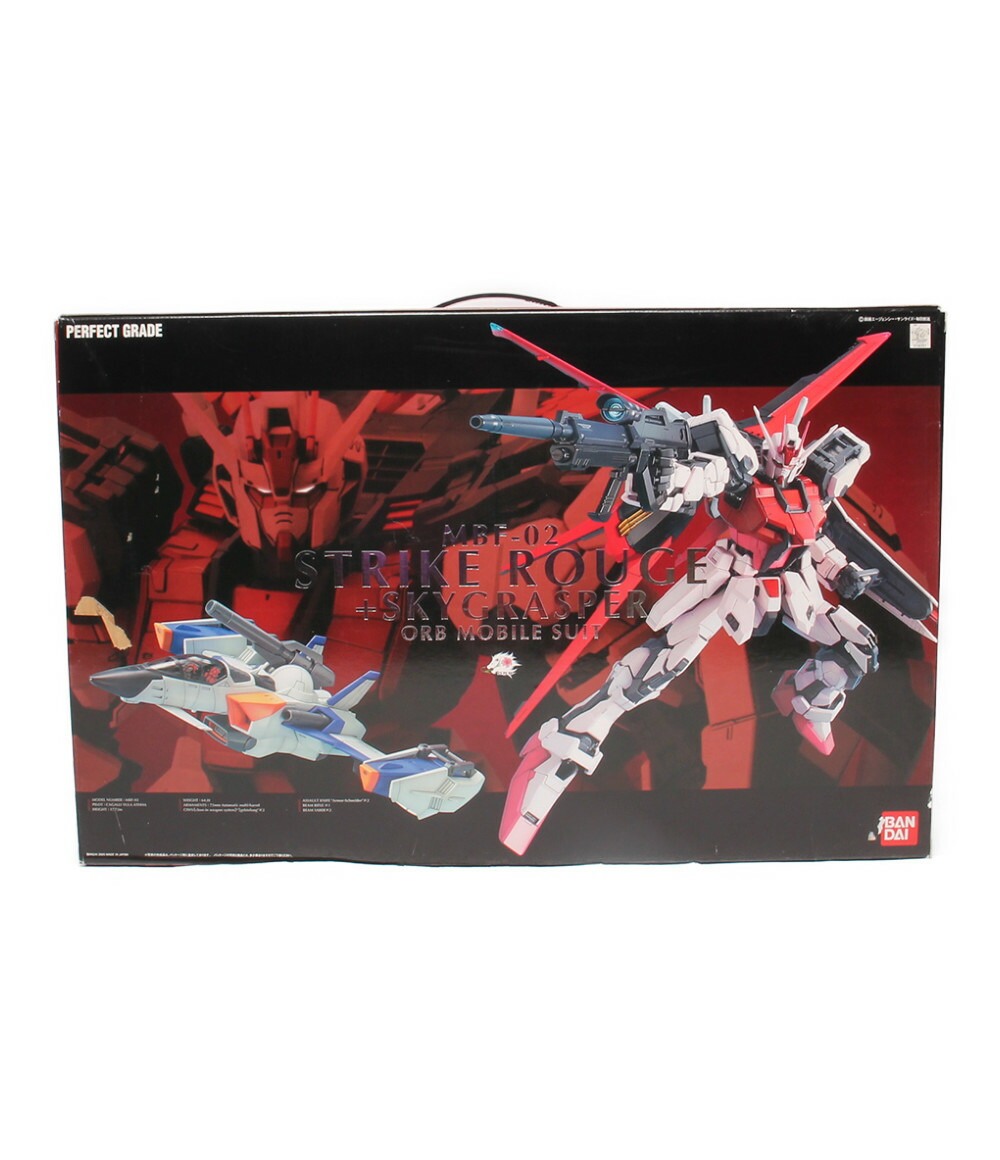 楽天市場 中古 機動戦士ガンダムseed 機動戦士ガンダムseed ストライクルージュ スカイグラスパー 1 60 Pg バンダイ プラモデル ハグオール ホビー