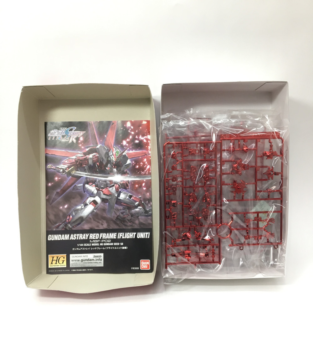 楽天市場 中古 機動戦士ガンダムseed Destiny Astray Mbf P02 ガンダムアストレイ レッドフレーム フライトユニット装備 1 144 Hg バンダイ プラモデル ハグオール ホビー