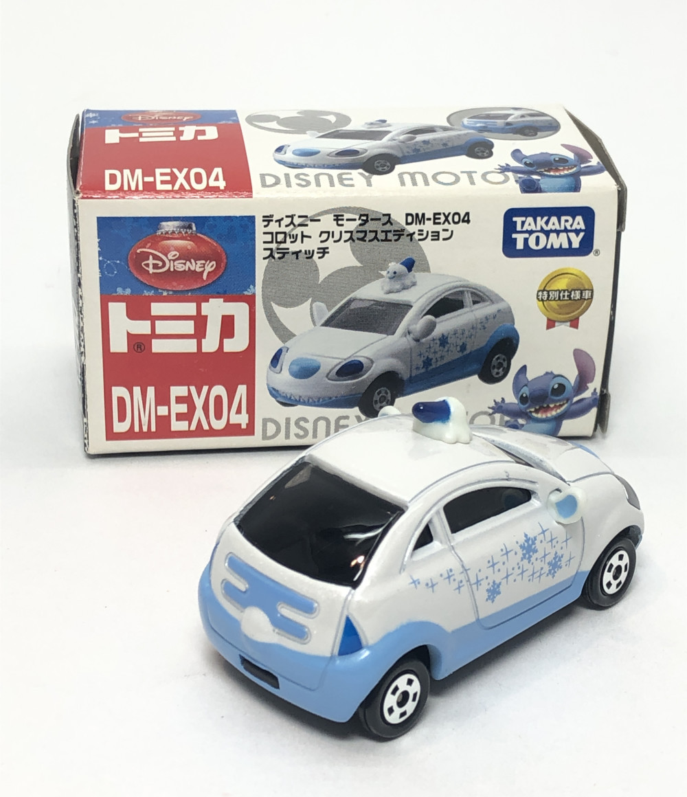 中古 トミカ ディズニーモータース コロット クリスマス版 ことに詮車輛 スティッチ Dm Ex04 ミニカー Ficap Fr