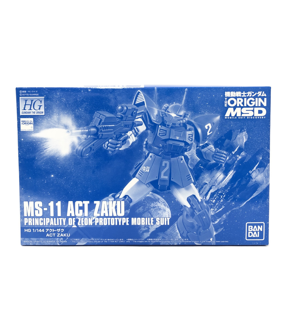 楽天市場 中古 機動戦士ガンダム外伝 ミッシングリンク Msd 機動戦士ガンダム外伝 ミッシングリンク Msd Ms 11 アクトザク 1 144 Hg バンダイ プラモデル ハグオール ホビー