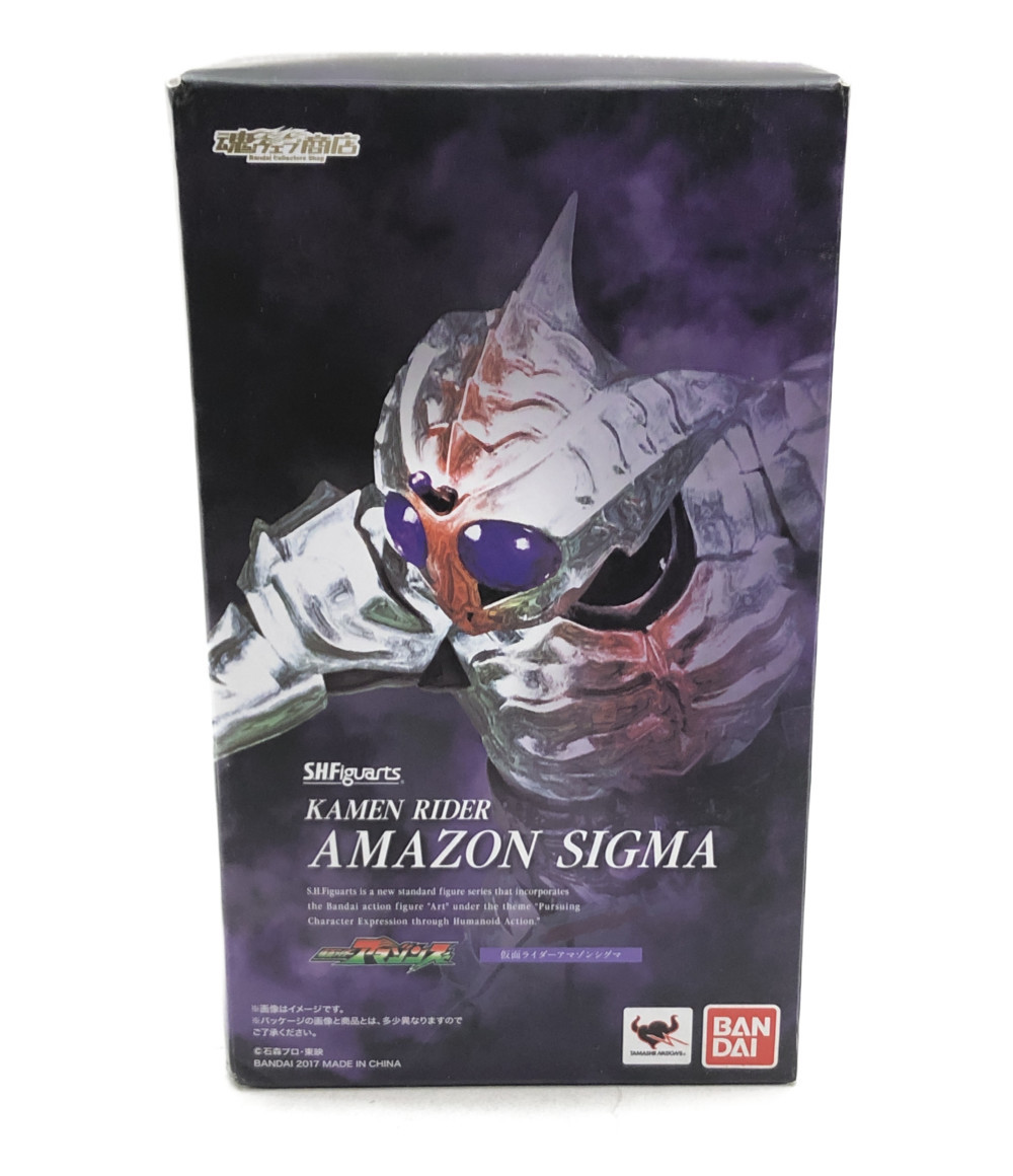 中古 見せ掛ライダーアマゾンズ S H Figuarts 仮面ライダーアマゾンズ 仮面ライダーアマゾンシグマ バンダイ 図形 Ficap Fr