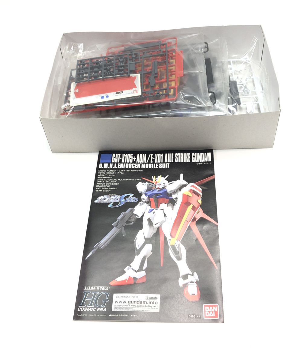 楽天市場 中古 機動戦士ガンダムseed 機動戦士ガンダムseed エールストライクガンダム 1 144 Hg バンダイ プラモデル ハグオール ホビー