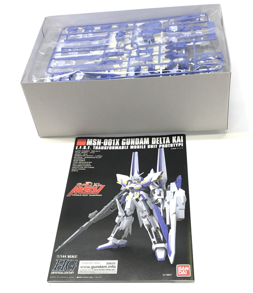楽天市場 中古 機動戦士ガンダムuc 機動戦士ガンダムuc ガンダムデルタカイ 1 144 Hg バンダイ プラモデル ハグオール ホビー