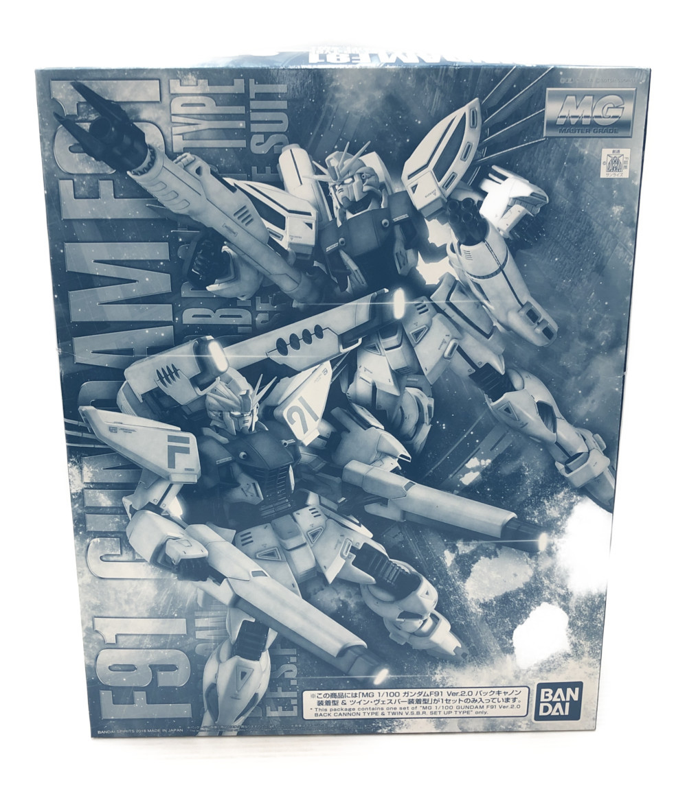 中古 機動闘士ガン築堤f91 Msv 機動戦士ガンダムf91 Msv ガンダムf91 Ver 2 0 後様火砲備え付ける金型 ツイン ヴェスパー装着型 1 100 バンダイ プラモデル World Odyssey Com