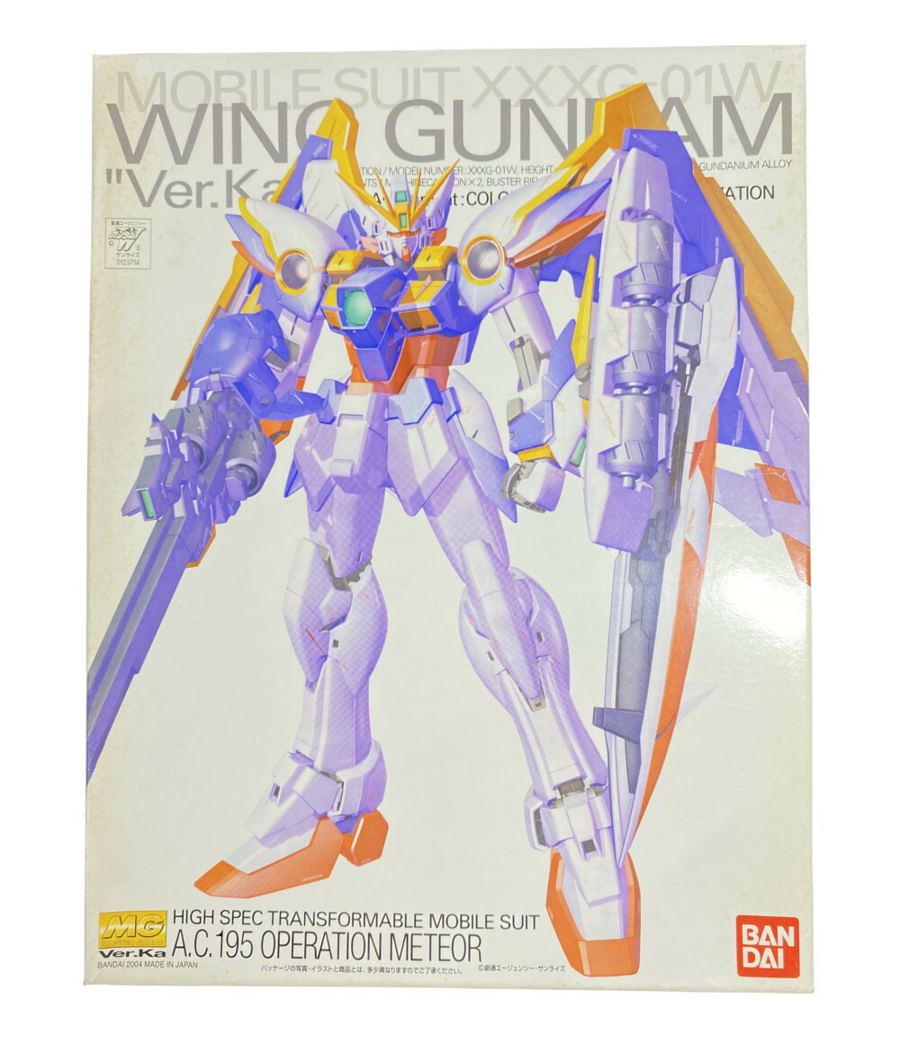 楽天市場 中古 新機動戦記ガンダムw 新機動戦記ガンダムw 機動戦士ガンダム Xxxg 01w ウイングガンダム Ver Ka 1 100 Mg バンダイ プラモデル ハグオール ホビー