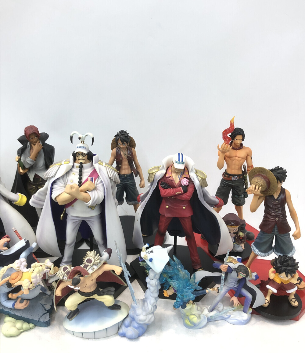 中古 One Piece One Piece ルフィ エース ガープ シャンクス 他 フィギュア Gpg Callcenter Com