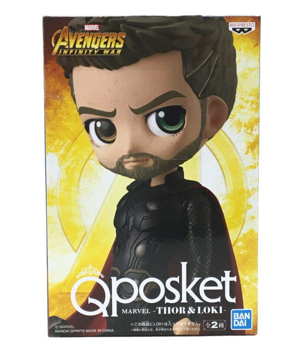 公式ショップ 中古 美品 Marvel アベンジャーズ Qposket ソー バンダイスピリッツ フィギュア