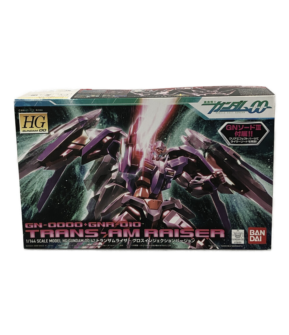 【中古】美品 機動戦士ガンダム00 機動戦士ガンダム00 42 GN-0000+GNA-010トランザムライザー グロスインジェクションバージョン  1/144 ガンプラ バンダイ プラモデル rehello hobby by BOOKOFF