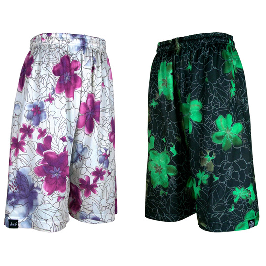 floral basketball shorts