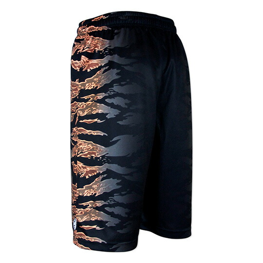 【楽天市場】HXB Graphic Mesh Pants 【TIGERCAMO FADE】 バスケットボールパンツ バスパン バスケショーツ