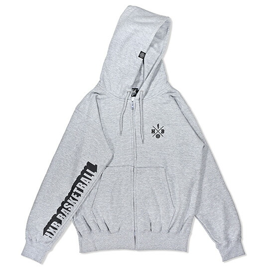 HXB SWEAT ZIP PARKA 【Beyond】 GRAY/薄墨色 篭球 スウェットジップアップパーカ