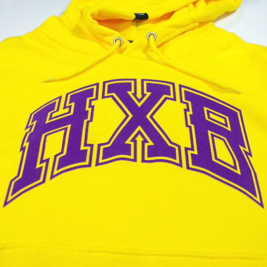 yellow purple hoodie