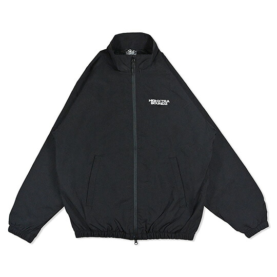 HXB NYLON TRACK JKT. 【THE CIRCLE】  BLACK×WHITE 篭球 ナイロン 貨物自動車上衣