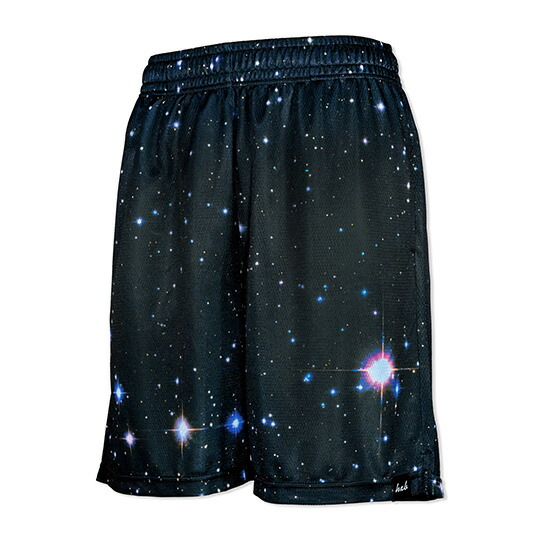 HXB Graphic Mesh Pants 2.0【SPACE】 バスケットボールパンツ バスパン 宇宙柄
