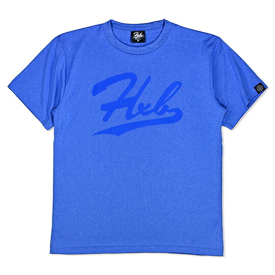 HXB ドライTEE【UNDER LINE】MIX BLUE×BLUE バスケットボール Tシャツ画像