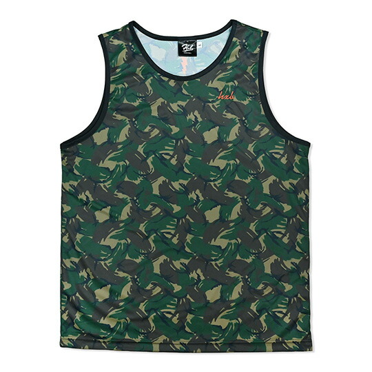 HXB Graphic Mesh Tank 2.0 【BRUSH CAMO】 バスケットボールタンクトップ　ブラッシュカモフラ柄