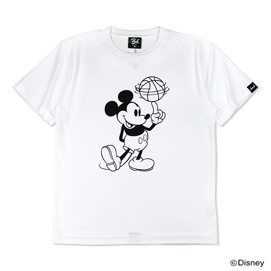 楽天市場 Mickey ミッキー Hxbバスケットボールドライtシャツ ホワイト ブラック Disney ディズニー 公式 オフィシャル コレクション ｈｕｇｅｓｔ