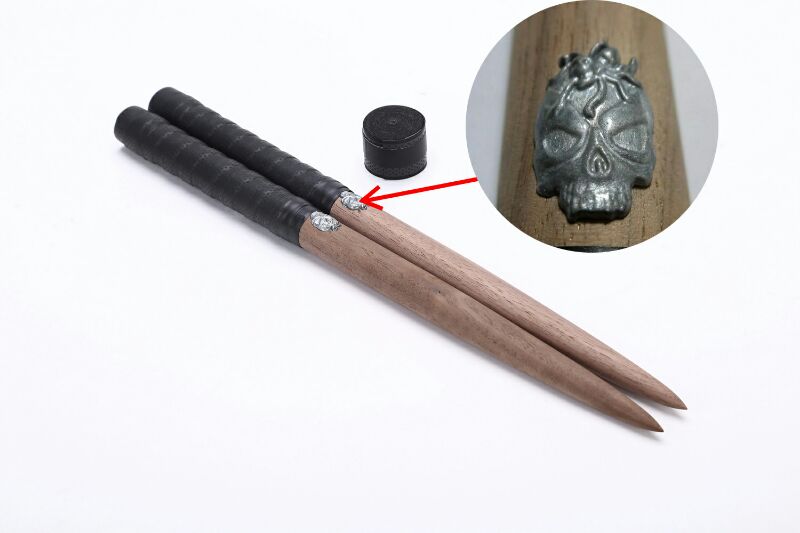 楽天市場】【逆鱗】太鼓の達人 マイバチ テーパー ドクロ