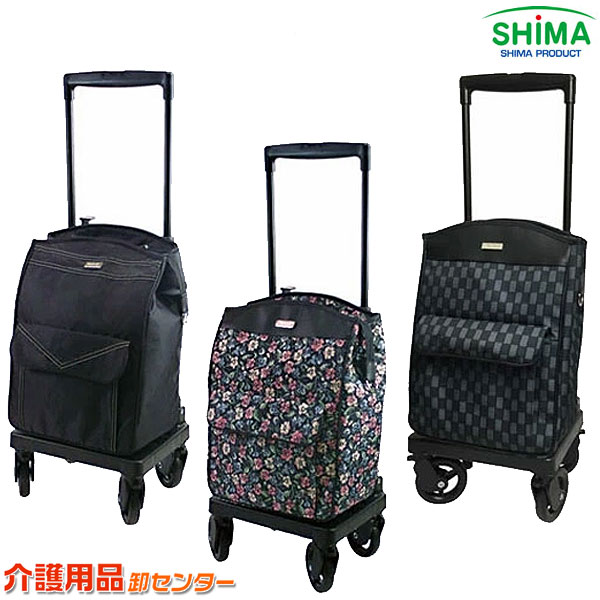 ショッピングカート 【島製作所 メロディ スムーズST】 折りたたみ 送料無料｜車椅子・シルバーカー卸センター 13,090円