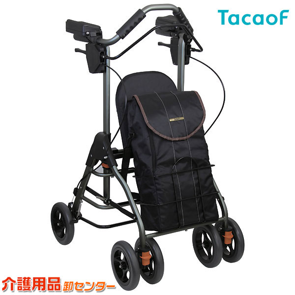 シルバーカー 【幸和製作所(テイコブ/TacaoF) 四輪歩行車 テイコブリトルボンベF WAW17】【歩行車】おしゃれ 座れる 散歩 シニア 歩行補助 買い物 歩行車 折りたたみ ボンベ 老人車 手押し車 介護 人気 送料無料 高齢者 歩行器 車輪付き 4輪 四輪
