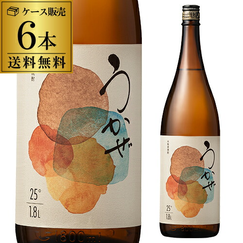 【1本あたり2,164円(税込)】焼酎 麦焼酎 うかぜ 25度 1800ml 6本 鹿児島県 濱田酒造 送料無料 むぎ焼酎 1.8L カルテットブレンド 樽熟 芳薫 淡麗 芳醇 一升瓶 長S