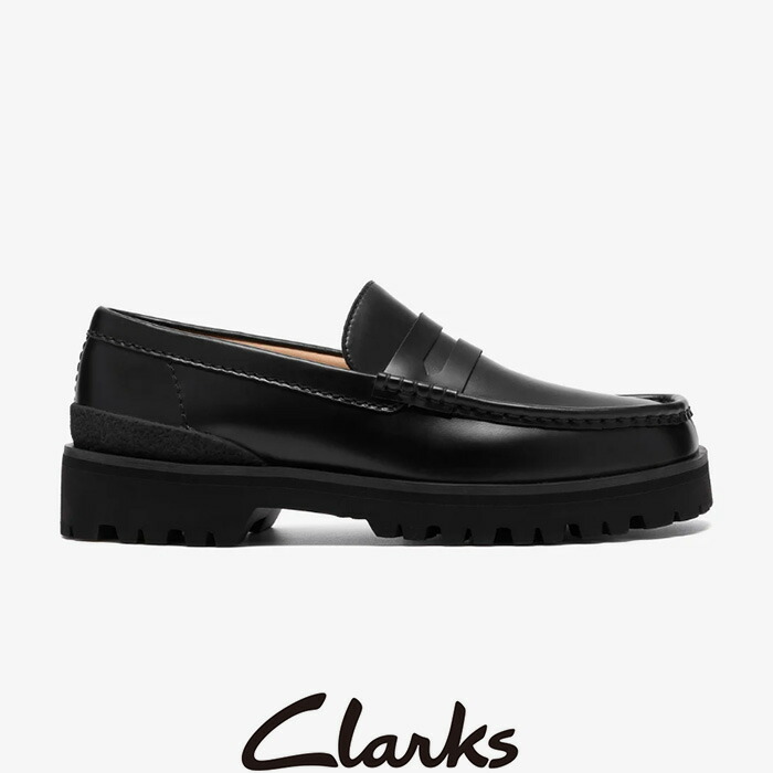 CLARKS (クラークス) Yukoner Penny / ユーコナーペニー （ブラウンコンビレザー）　26185705　ペニー　ローファー