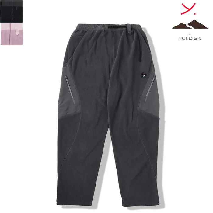 【百貨店大売り出し 40％OFF】Y.NORDISK (ワイドットバイノルディスク)  LOOSE FIT TECH FLEECE PANTS YU61401 フリースパンツ テーパード フリース 保温性 両面起毛 HULLE 大きさ別注商いもの