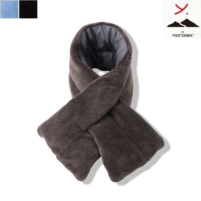 【SALE 20%OFF】Y.NORDISK (ワイドットバイノルディスク) FUR DOWN MUFFLER YU01402 ダウン ボア 保温 リバーシブル|HULLE店