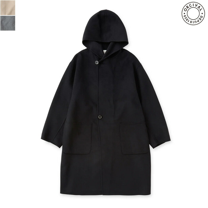 楽天市場】ORCIVAL オーシバル ボタンレス チェスターコート RC-8056