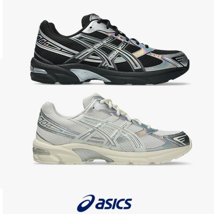 asics （アシックス)GEL-1130　1203A997　スニーカー　レディース　BLACK/PURE SILVER　CREAM/PURE SILVER｜HULLE店