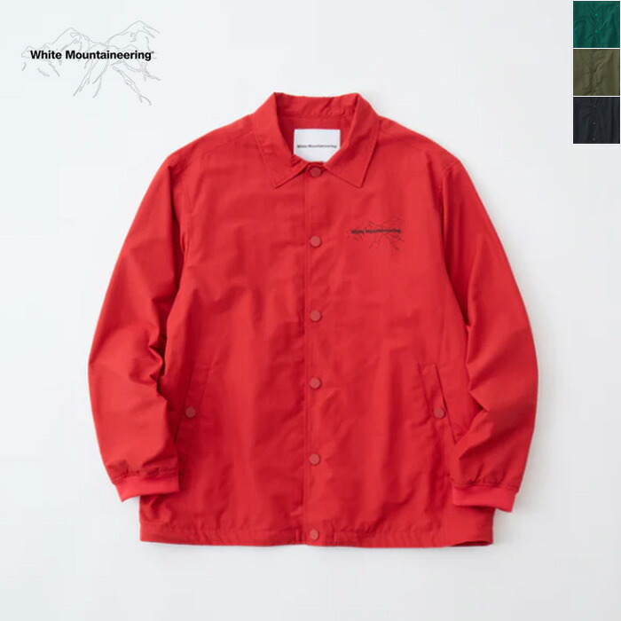 【SALE 10％OFF】whitemountaineering（ホワイトマウンテニアリング）WINDSTOPPER COACH JACKET　WM2573206　コーチジャケット　防?性　透湿性　耐?性　撥水加工　アウトドア