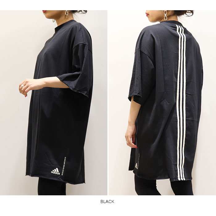 楽天市場 Adidas アディダス リサイクルコットンオーバーサイズtシャツワンピース Glf99 アディダスオリジナルス Adidas Originals Hulle楽天市場店