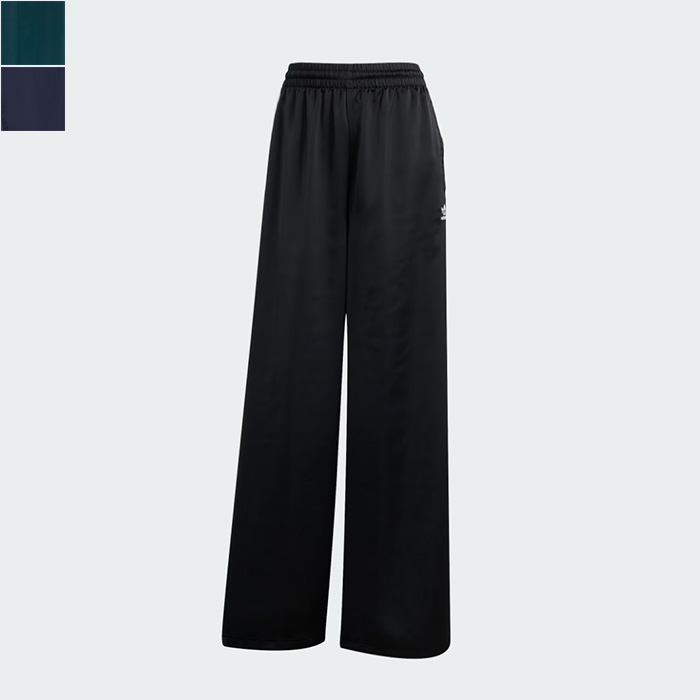 【SALE 10％OFF】adidas originals (アディダス オリジナルス)SATIN TP WL　KNZ08　アディカラー サテン ワイドレッグ トラックパンツ　サテン　トラックパンツ　ワイドレッグ