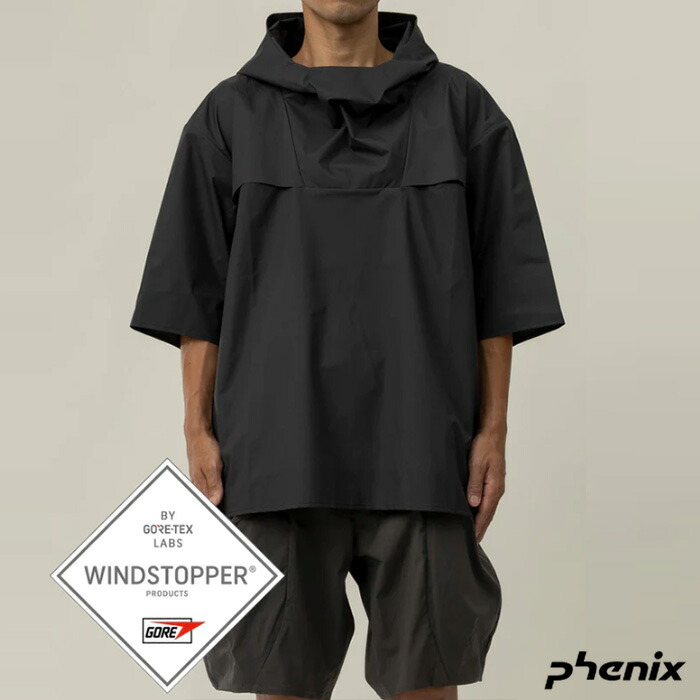 【SALE 30％OFF】ALKPHENIX （アルクフェニックス）【MENS】Rain T-shirts GTX Tシャツジャケット EAM24IT20 ベンチレーション付き ゴアテックスウェア ウインドジャケット ウィンドストッパー 耐水 撥水 Tシャツ WINDSTOPPER(R) プロダクト by GORE TEX LABS