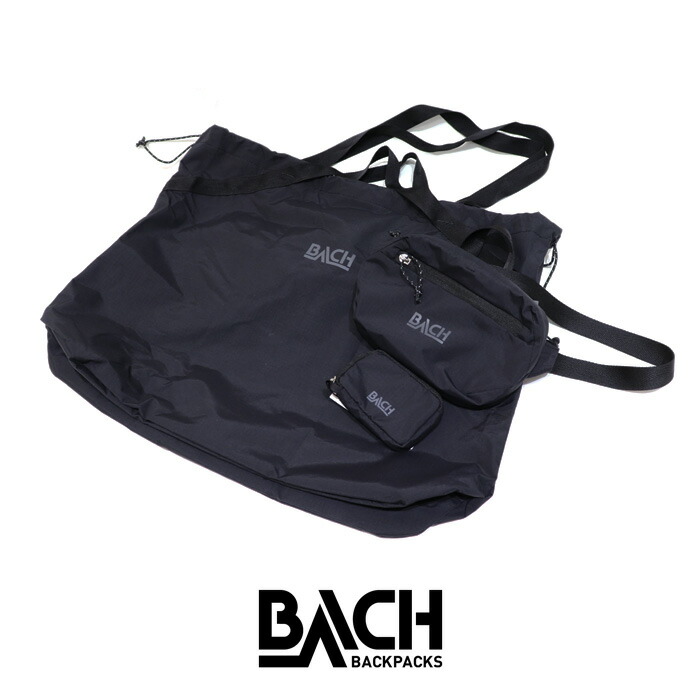 【SALE 30％OFF】BACH（バッハ)　25L トートバッグ　24S-420987SET　ITSY BITSY 25L TOTE BAG SET WALLET AND POUCH　3PCS　3点セット　 ポケッタブル　ショルダーバッグ　パッカブル　軽量　撥水加工