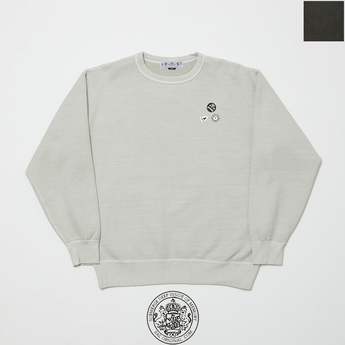 【SALE 40％OFF】BAL(バル)　REFLECTOR CREW　BAL-G-448　スウェット　裏起毛　グラフィック　プリント　トレーナー　スウェット