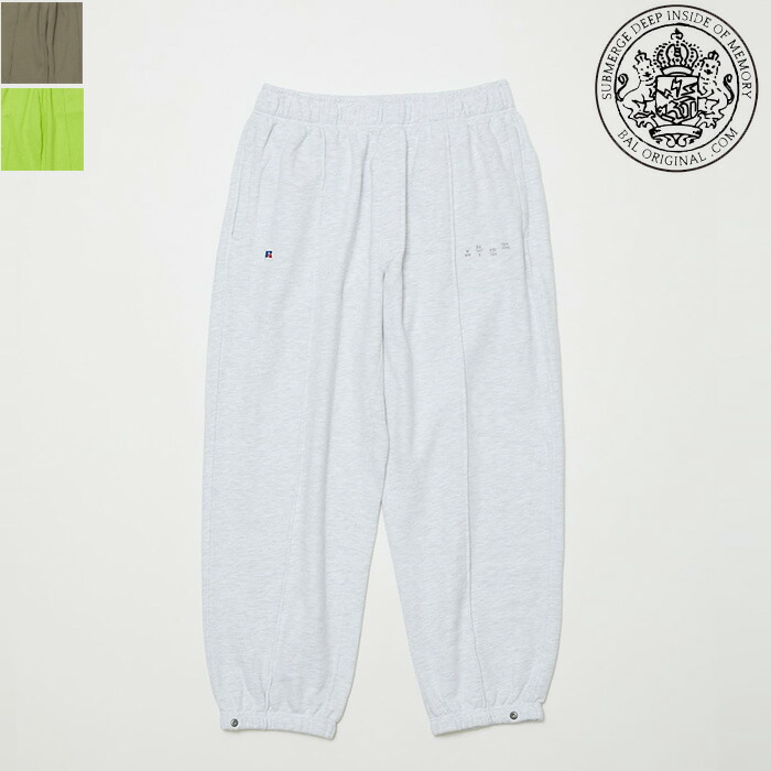 【SALE 20%OFF】BAL(バル) BAL / RUSSELL ATHLETIC HIGH COTTON SWEATPANT BAL-RA-18 ラッセルアスレチック コラボレーション スウェット PANTS パンツ|HULLE店