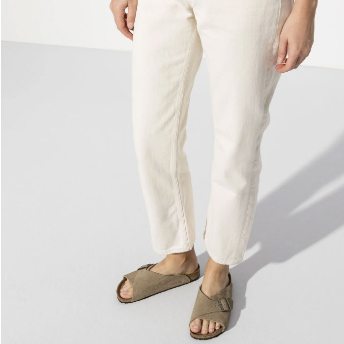 Birkenstock ビルケンシュトック レディース アローサ トープ Birkenstock Arosa Taup サンダル なめし革 スエード Effie Europe Com