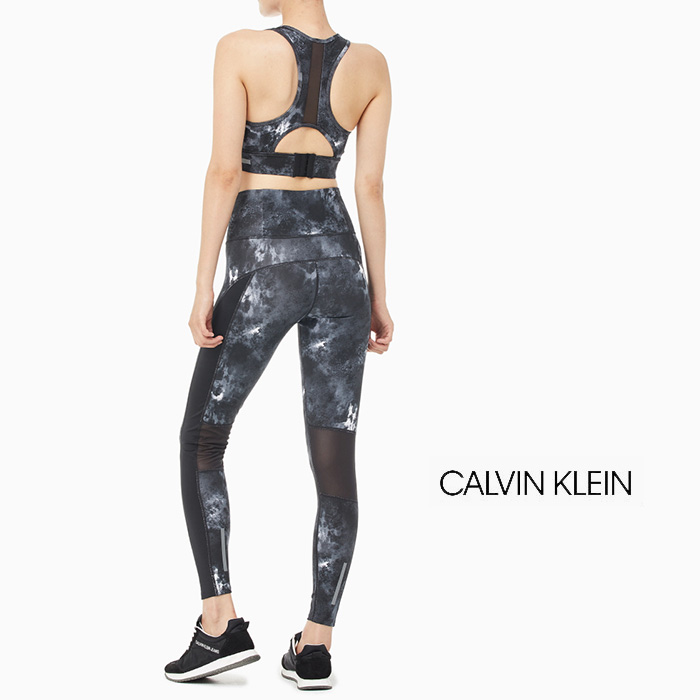 SALE／70%OFF】 Calvin Klein カルバンクライン レギンス ORAGN AOP FL